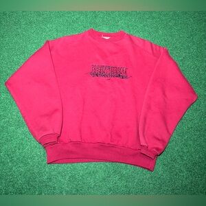Northern Reflections Pullover Womens XS/S Red Vintage 90s Crewneck Sweatshirt